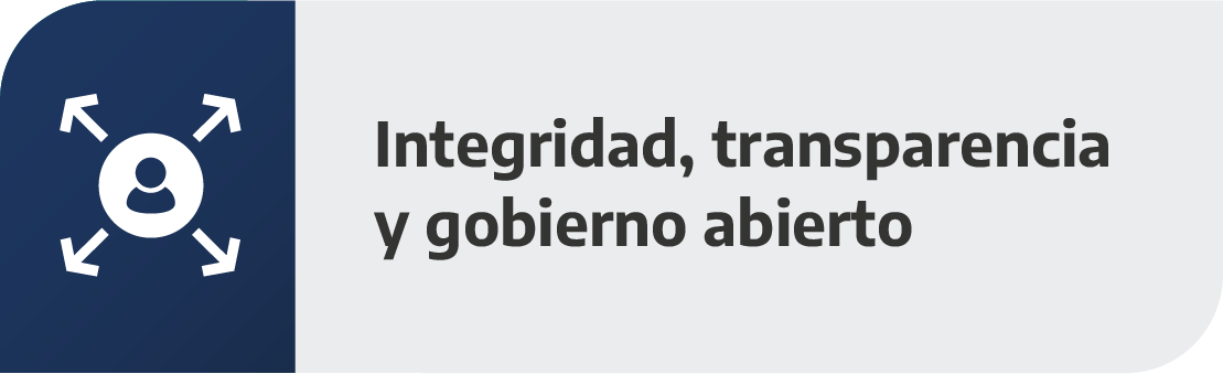 Integridad, transparencia y gobierno abierto